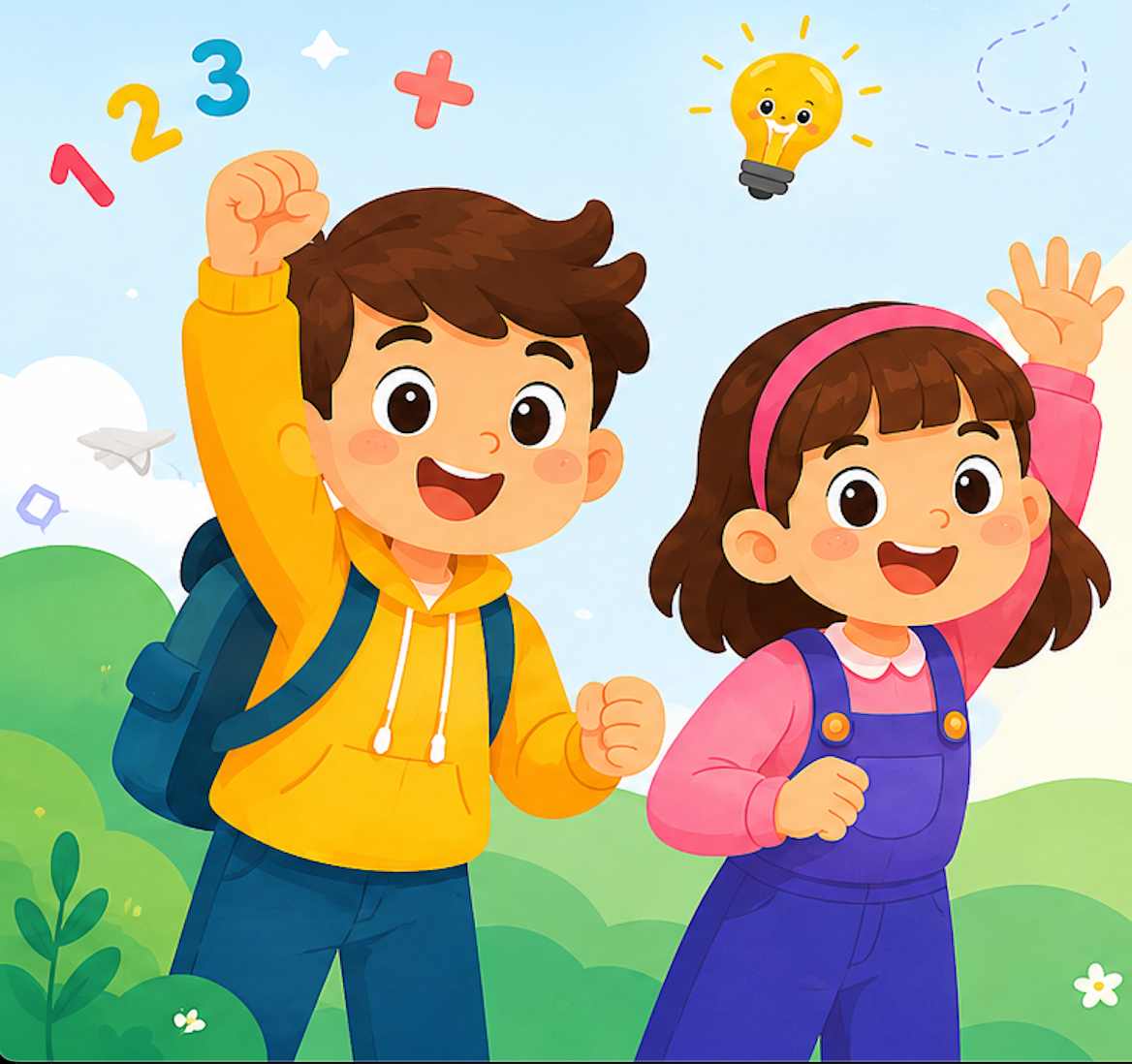 Ali dan Farah belajar matematika